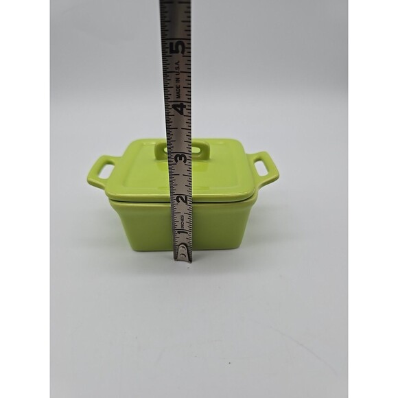 Omniware Square Mini Baker Cocotte Chartreuse GreenColor - Picture 8 of 10